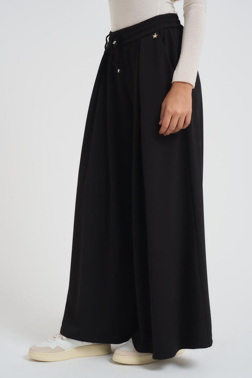 Pantalone donna over nero - 2