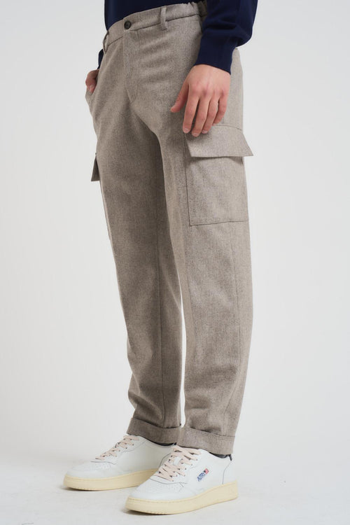 Pantalone uomo cargo fango - 2