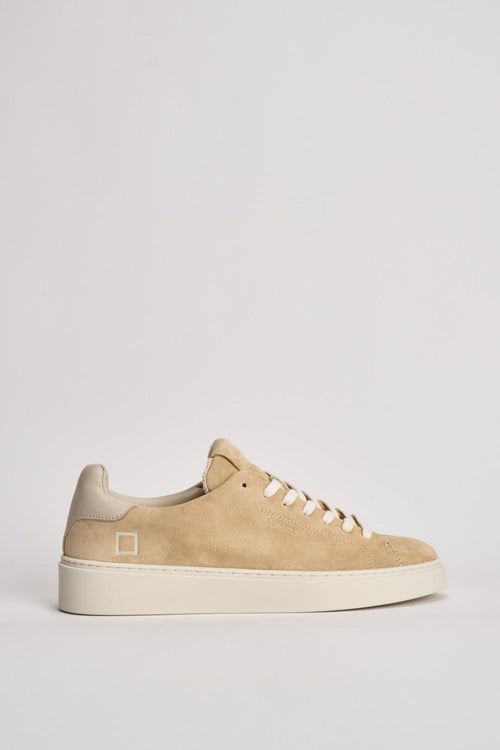 Sneakers uomo Levante in camoscio beige