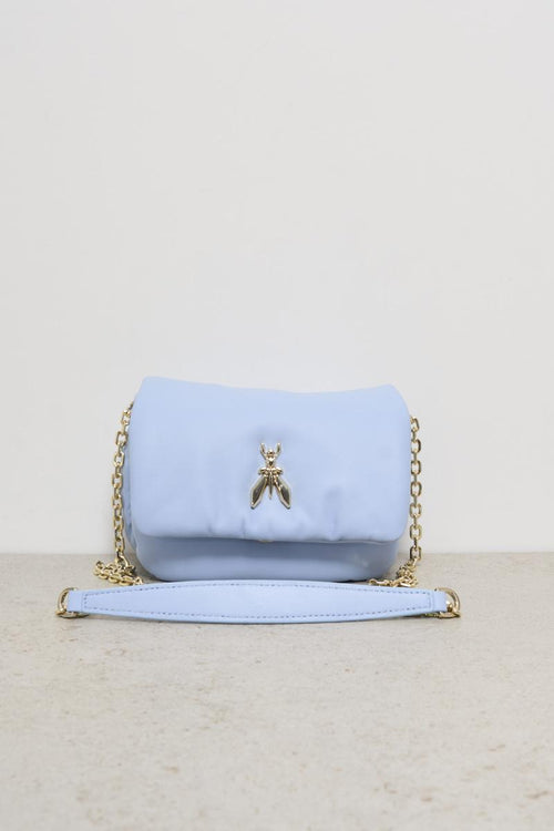 Light blue women's shoulder bag