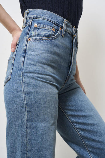 Jeans donna gamba ampia - 3