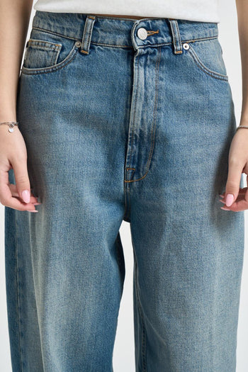 Jeans donna Laila in denim blu medio - 6