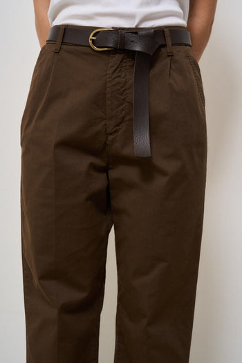 Pantalone donna marrone regular - 7