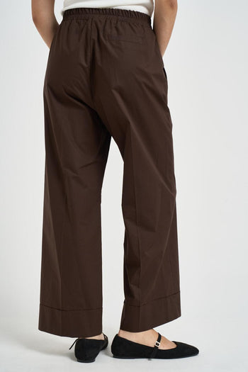 Pantalone donna fluido testa di moro - 4