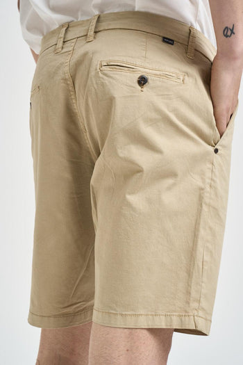 Bermuda uomo in cotone beige - 5
