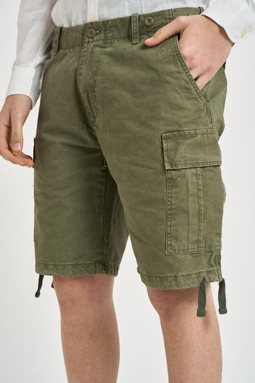 Bermuda cargo uomo verde - 2