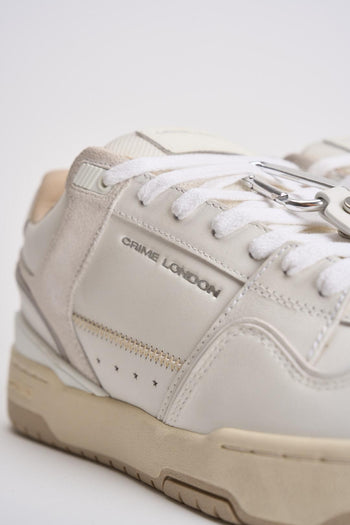 Sneakers uomo in pelle bianche - 6