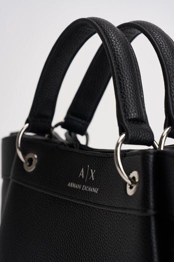 Borsa donna Shopping nera - 4