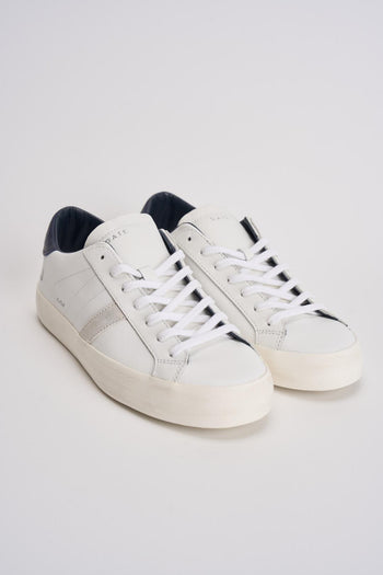 Sneakers uomo Hill low calf bianco e blu - 4