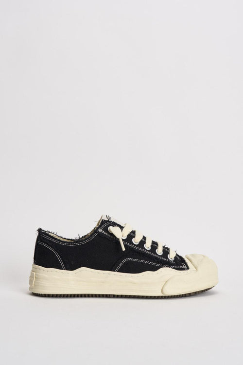 Sneakers uomo nere in canvas