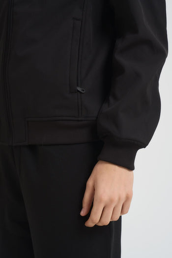 Giubbotto uomo con cappuccio nero - 5