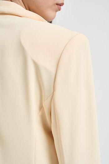 Completo donna monopetto giallo pastello - 6