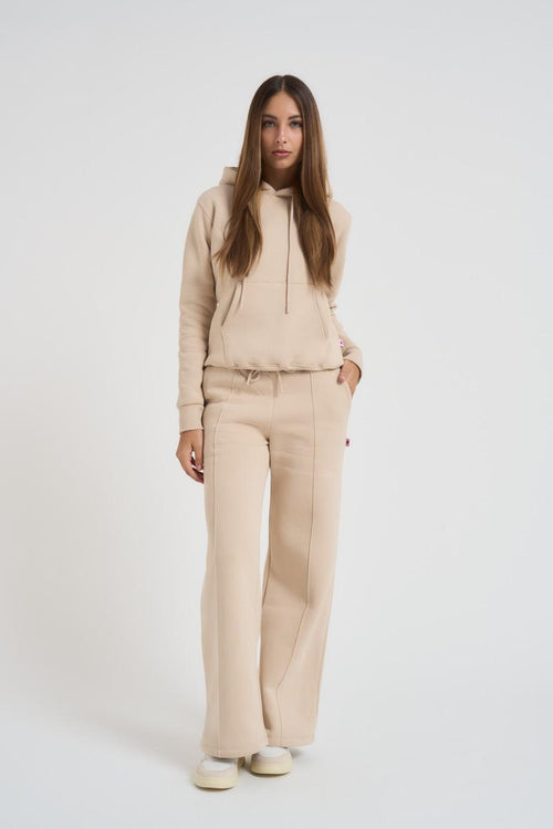 Felpa donna Gretaz beige