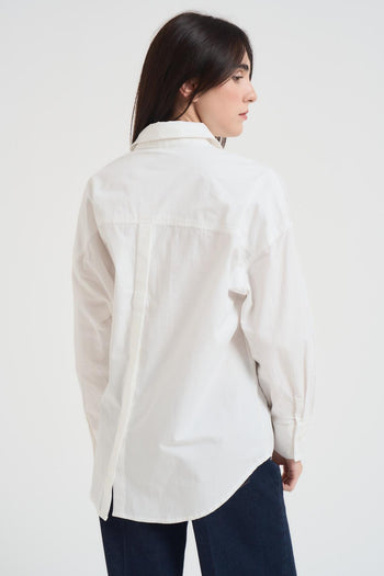 Camicia donna Sira collo classico avorio - 3