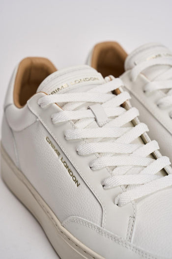 Sneakers uomo in pelle bianche - 4