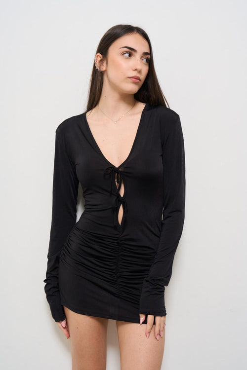 Abito donna corto nero