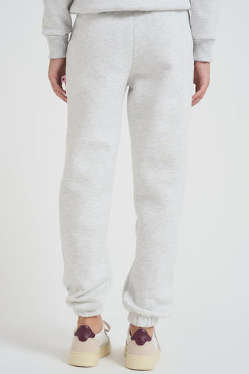 Pantalone tuta jogger donna grigio chiaro - 4