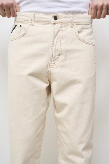 Jeans uomo regular beige - 6