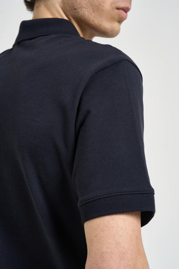 Polo uomo manica corta blu - 4