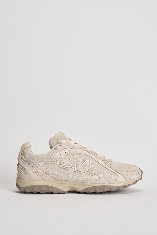 Sneakers donna 204L in suede panna