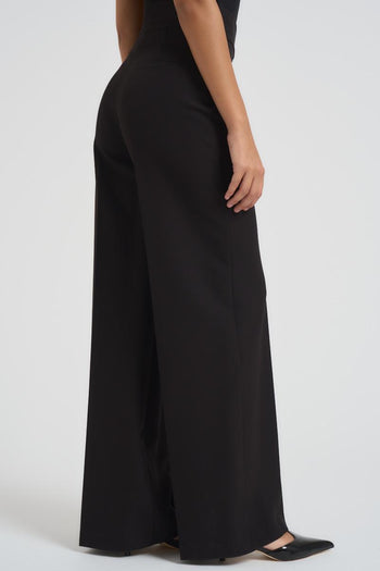 Pantalone donna dritto nero - 4
