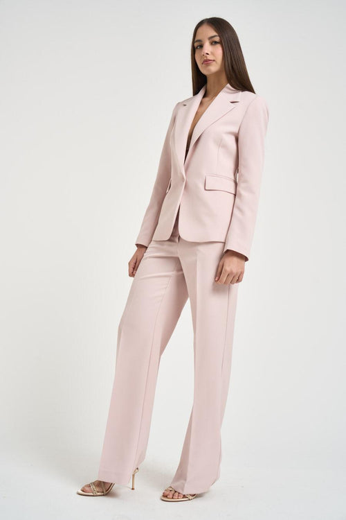 Tailleur donna rosa cipria - 2