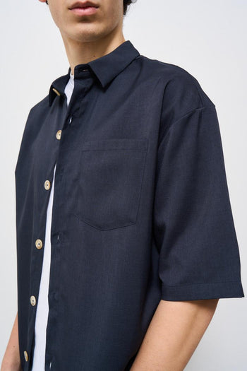 Camicia uomo blu - 5