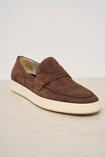 Mocassino uomo 1940 in suede marrone - 3