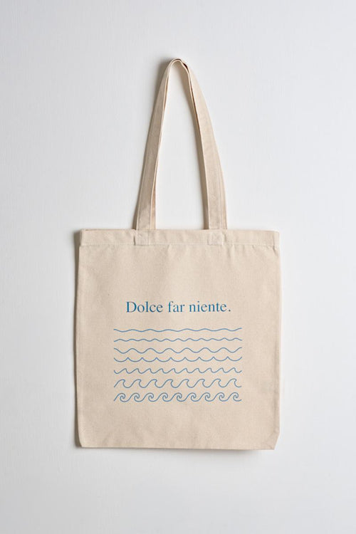 Tote bag donna Dolce Far Niente ecru
