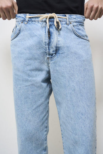 Jeans uomo regular in denim chiaro - 6