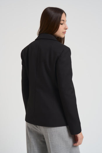 Giacca donna monopetto nera - 4