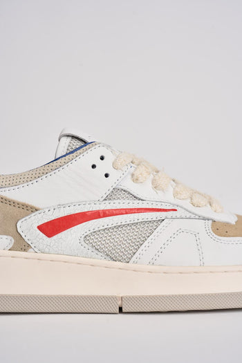 Sneakers uomo Torneo bianca e blu - 5