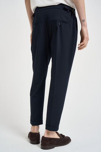 Pantalone uomo sartoriale blu - 4