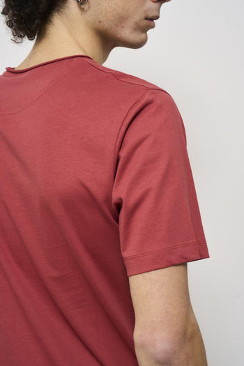 T-shirt uomo girocollo rossa - 6