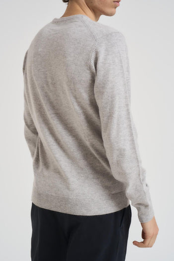 Maglia uomo girocollo grigio chiaro - 4