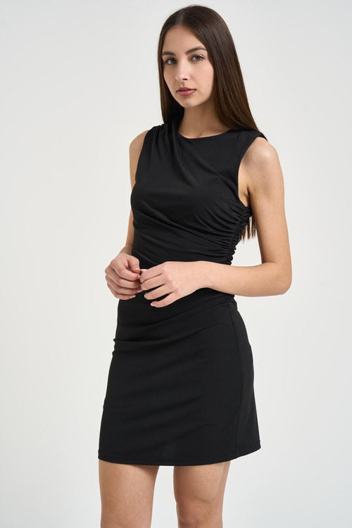 Abito donna nero smanicato