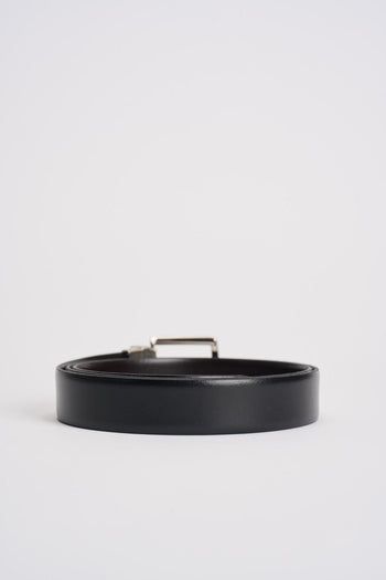 Cintura uomo in pelle nera - 3