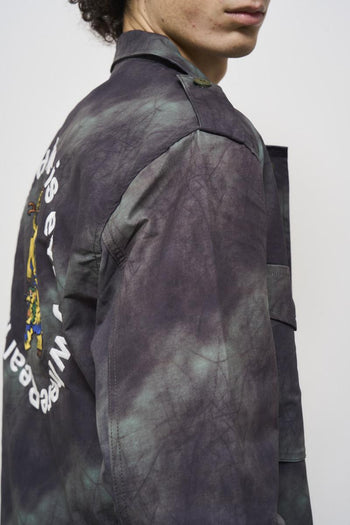 Men's tie dye shirt grey - 7