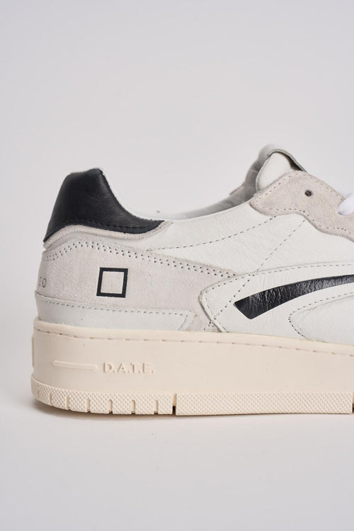 Sneakers uomo Torneo bianche e nere - 2