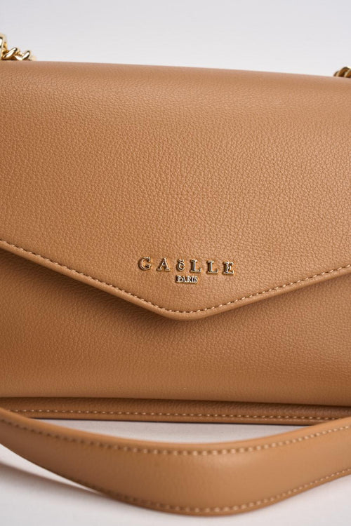 Borsa donna a spalla cammello - 2