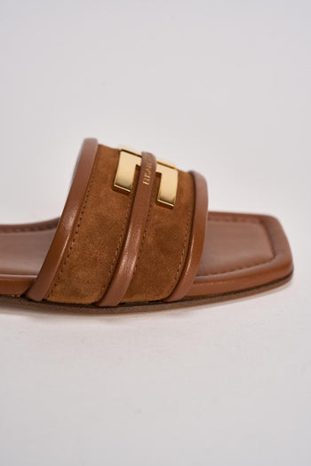 Sandalo donna marrone - 5