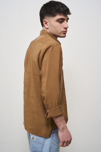 Camicia uomo marrone - 5