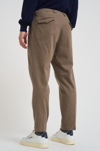 Pantalone uomo dritto fango - 4