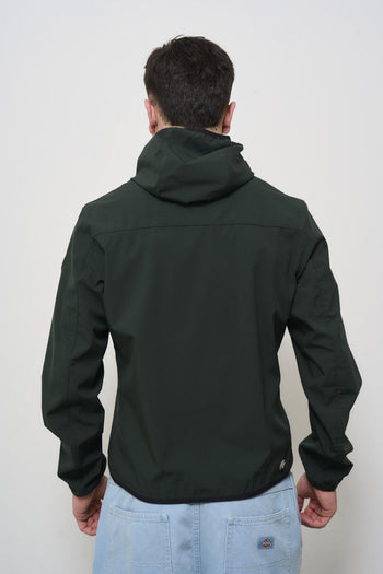 Men's forest green waterproof jacket - 4