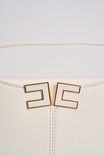 Borsa donna a spalla avorio - 5
