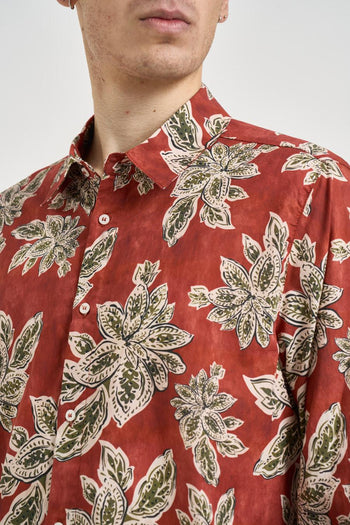 Camicia uomo a fantasia floreale - 3