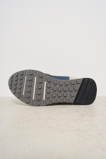 Men's blue and grey sneakers - 9