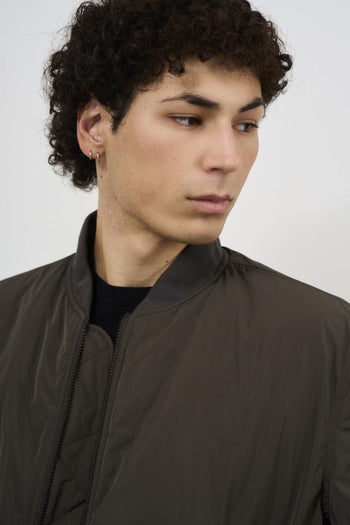 Bomber uomo verde militare - 3