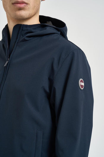 Giubbotto uomo blu con cappuccio - 3