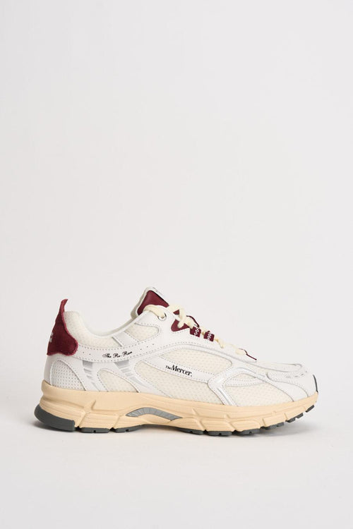 Sneakers uomo Rerun bordeaux e bianca